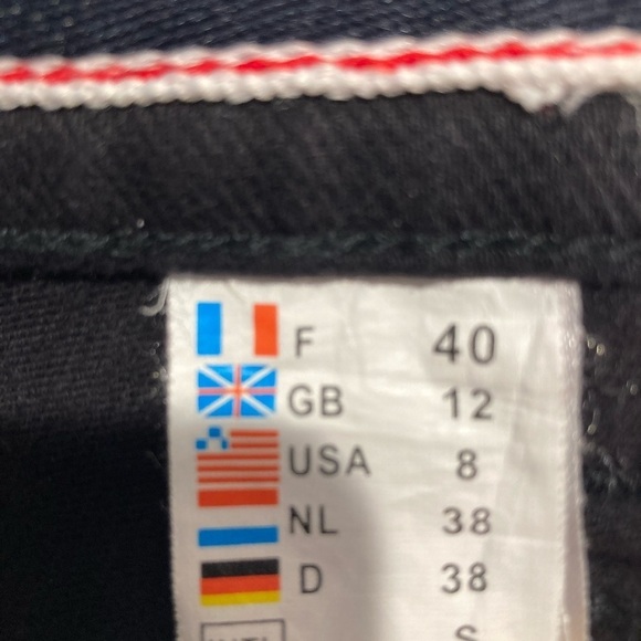 ST JAMES Sz 8 High Rise Skinny Designed in France Jeans - Picture 6 of 10